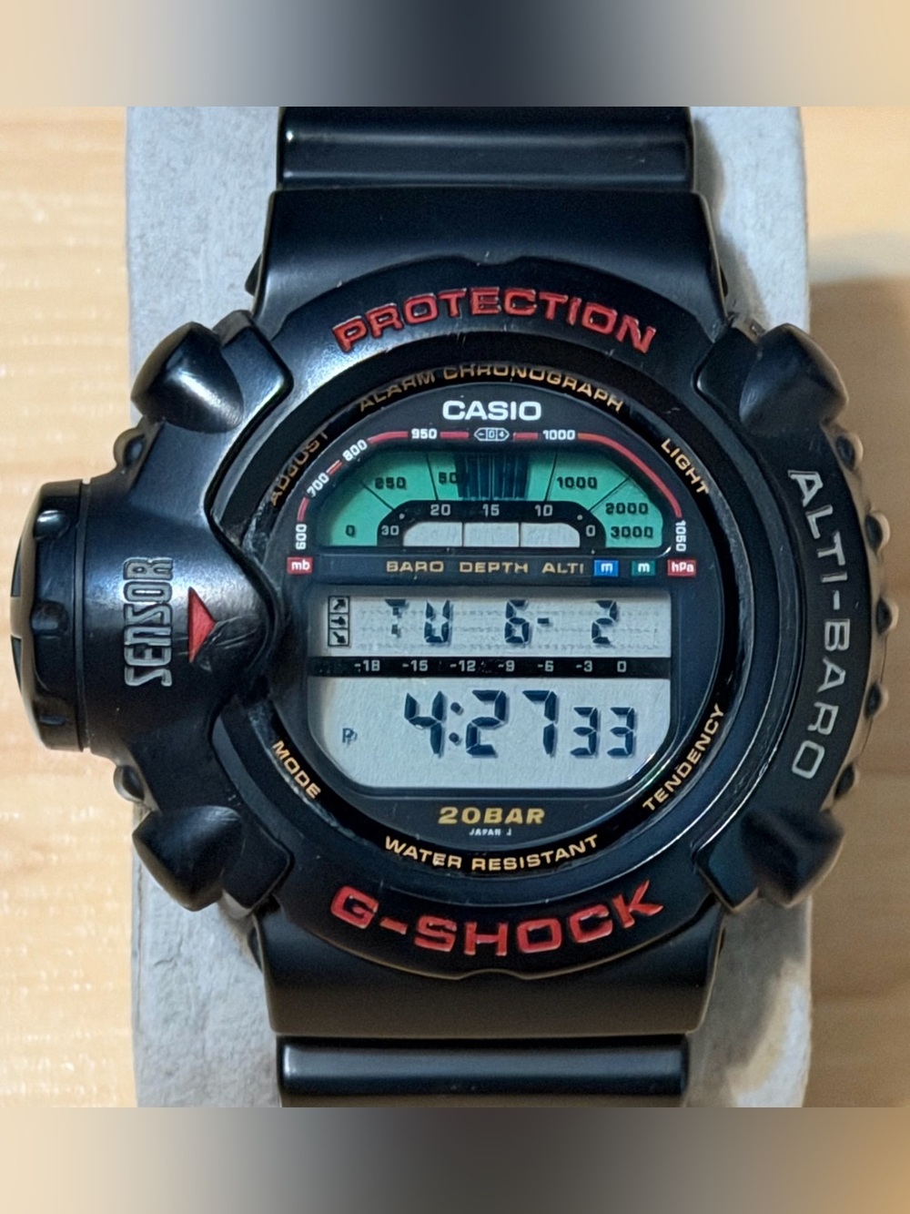 Casio G-Shock DW-6500J-1A Skyforce Altimeter Barometer Depth Meter Digital Watch